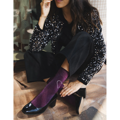 Chaussettes pailletées Frida