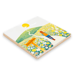 Carreau de céramique - Follow the sun