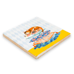 Carreau de céramique - Sleepy cat