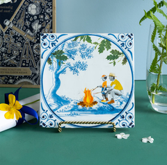 Carreau de céramique - Quality time at the campfire