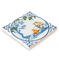 Carreau de céramique - Quality time at the campfire