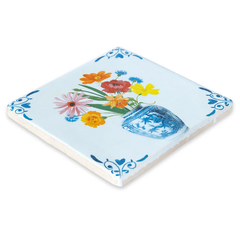 Carreau de céramique - A vase with love & bliss