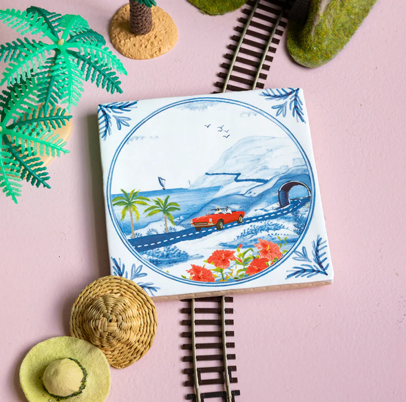 Carreau de céramique - Sunny road trip