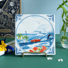 Carreau de céramique - Sunny road trip