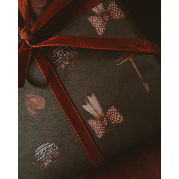 Set de 3 papiers cadeaux kraft -  Ambiance de Noël