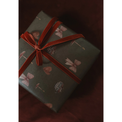 Set de 3 papiers cadeaux kraft -  Ambiance de Noël