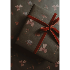 Set de 3 papiers cadeaux kraft -  Ambiance de Noël