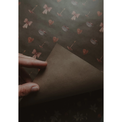 Set de 3 papiers cadeaux kraft -  Ambiance de Noël