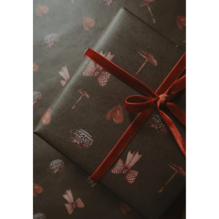 Set de 3 papiers cadeaux kraft -  Ambiance de Noël