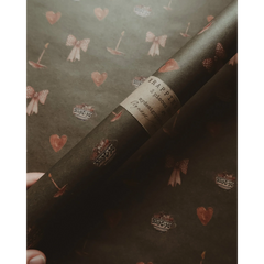 Set de 3 papiers cadeaux kraft -  Ambiance de Noël