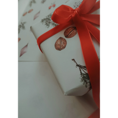 Set de 3 papiers cadeaux kraft -  Décorations Noël papier blanc