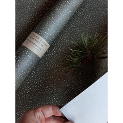 Set de 3 papiers cadeaux kraft -  Neige