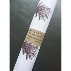 Set de 3 papiers cadeaux kraft -  Epicéa papier blanc