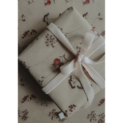 Ruban de velours beige