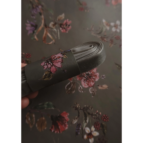 Ruban de velours vert sauge