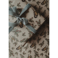 Ruban de velours vert sauge