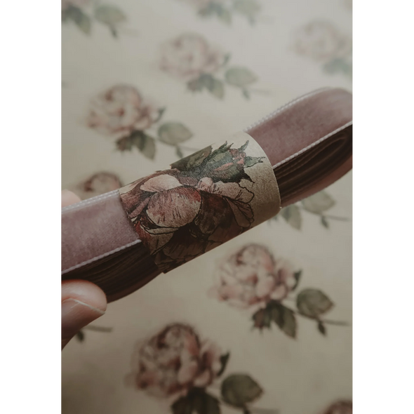 Ruban de velours rose