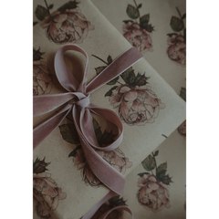 Ruban de velours rose