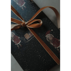 Ruban de velours moutarde