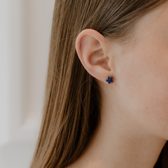 Boucles d'oreilles pailletées - Etoiles