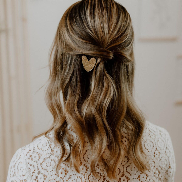 Barrette simple - Coeur