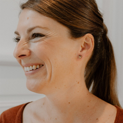 Boucles d'oreilles pailletées - Coeur