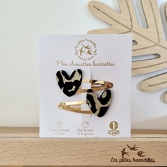 Barrettes doubles - Coeur