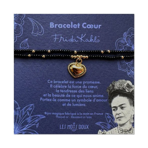 Bracelet double Frida Kahlo - Coeur