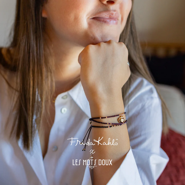 Bracelet double Frida Kahlo - Coeur