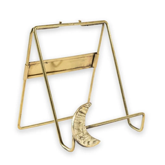 Support sur pied doré - Lune