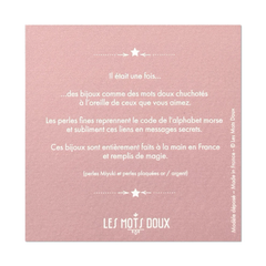 Bracelet code morse "Happy"