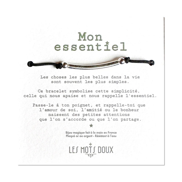 Bracelet Mon Essentiel - XL - Noir