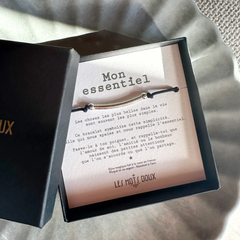 Bracelet Mon Essentiel - XL - Noir