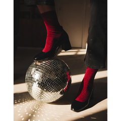 Chaussettes à paillettes - Tango Rouge