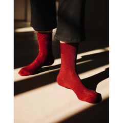 Chaussettes à paillettes - Tango Rouge