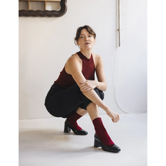 Chaussettes à paillettes - Tango Rouge