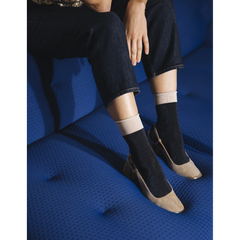 Chaussettes à paillettes - Electro Bleu Nuit