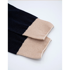 Chaussettes à paillettes - Electro Bleu Nuit