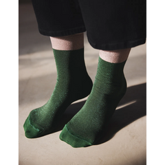Chaussettes à paillettes - Samba verte