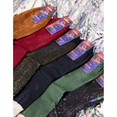 Chaussettes à paillettes - Samba verte