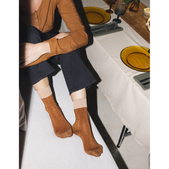 Chaussettes à paillettes - Boogie-Woogie Marron