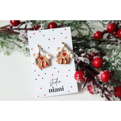 Boucles d'oreilles Gingerbread House