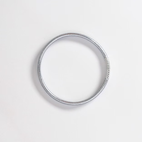 Bracelet Jonc Bouddhiste Fin - Silver