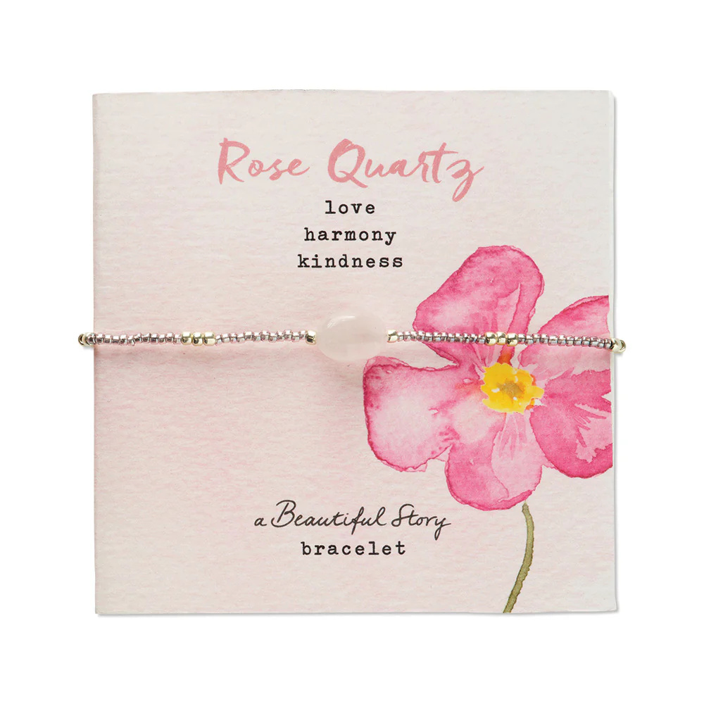 Bracelet Envie Quartz Rose - Argenté