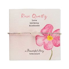 Bracelet Envie Quartz Rose - Argenté
