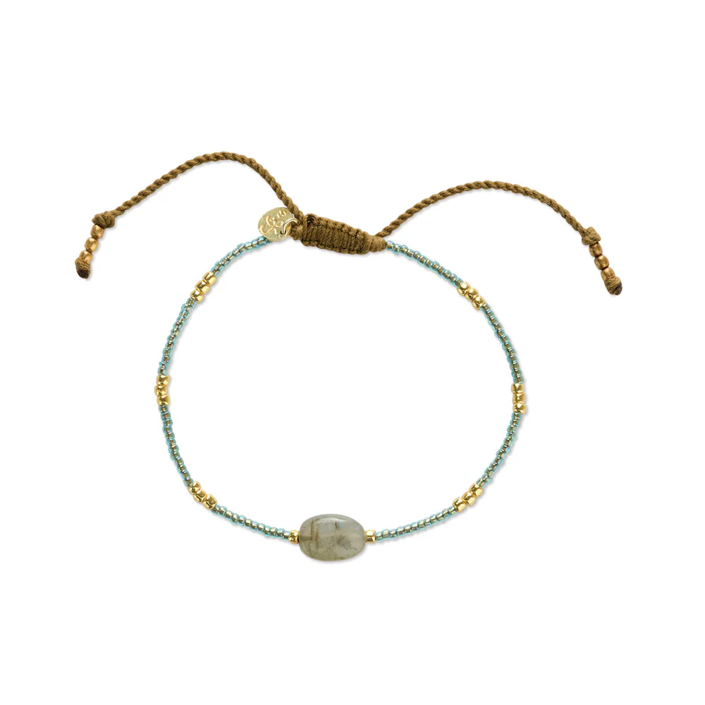 Bracelet Envie Labradorite - Doré