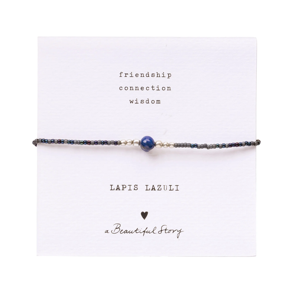 Bracelet Iris Lapis Lazuli - argenté
