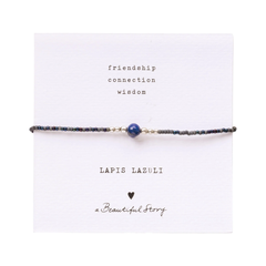 Bracelet Iris Lapis Lazuli - argenté