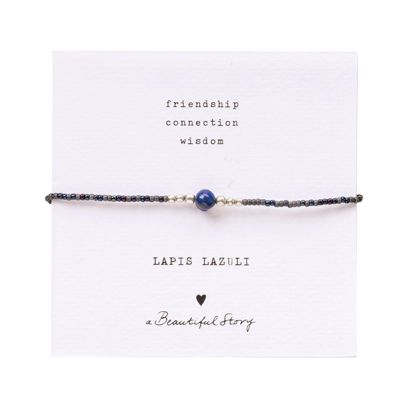 Bracelet Iris Lapis Lazuli - argenté