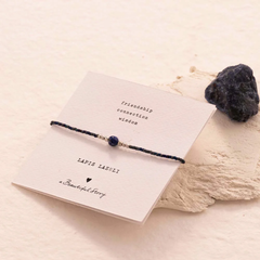 Bracelet Iris Lapis Lazuli - argenté